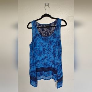 Plus Size Disney Stitch Blue Shirt Size 2X